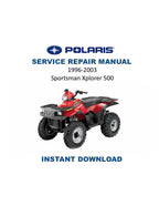 Polaris Sportsman Xplorer 500 Service Manual PDF service repair manual cover