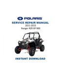 Polaris Ranger RZR XP 900 Service Manual PDF service repair manual cover
