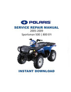 Polaris Sportsman 700 800 EFI Service Manual 2005-2009 ATV PDF service repair manual cover