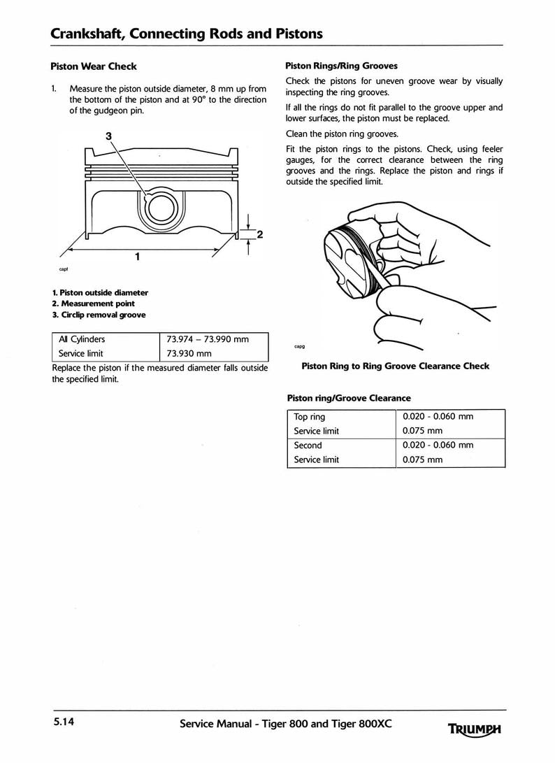 Triumph Tiger 800 800XC Service Manual service manual preview page 4