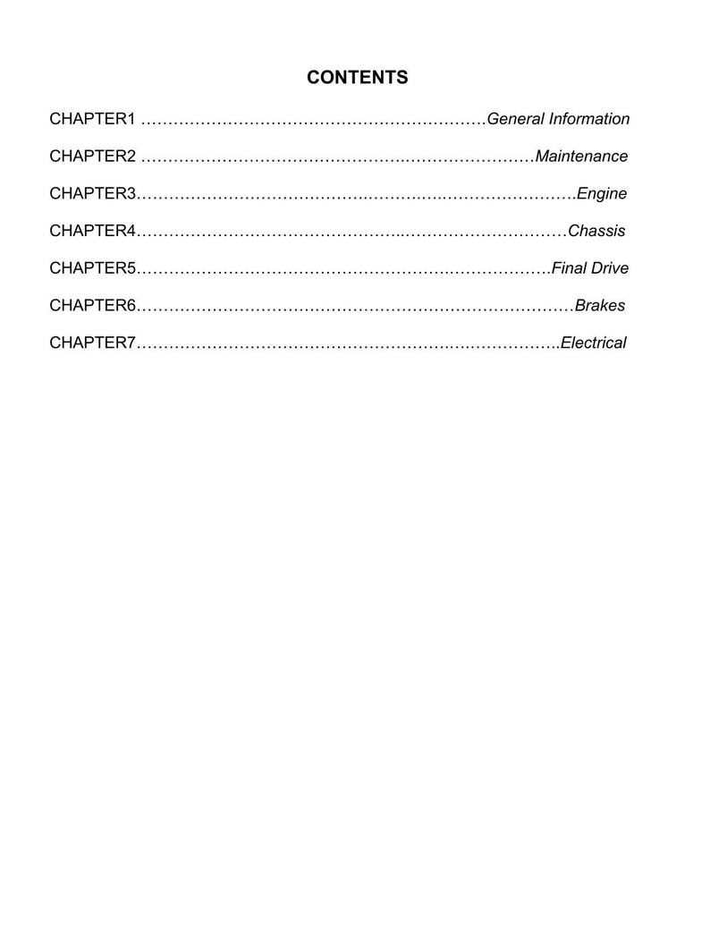 Linhai T-Boss 750 Service Manual 2019-2023 UTV Repair service manual preview page 3