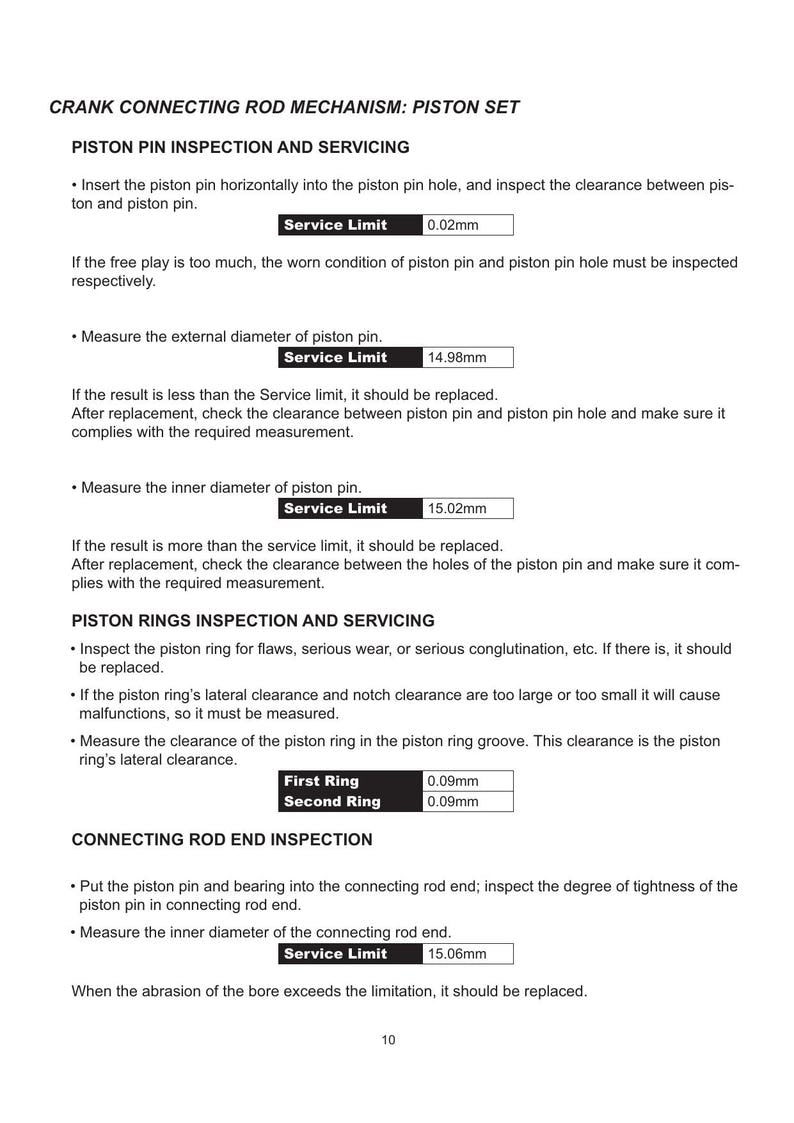 Maxxam 150 2R Buggy Service Manual service manual preview page 9