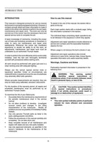 Triumph Tiger 955 Service Manual service manual preview page 7