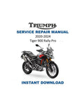 Triumph Tiger 900 Rally Pro Service Manual PDF service repair manual cover
