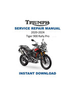 Triumph Tiger 900 Rally Pro Service Manual PDF service repair manual cover