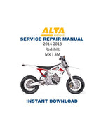 Alta Motors Redshift Service Manual PDF service repair manual cover