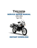 Triumph Tiger 955 Service Manual PDF service repair manual cover