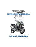 Triumph Tiger Explorer Service Manual PDF service repair manual cover