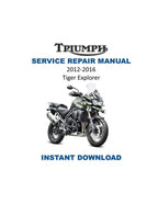 Triumph Tiger Explorer Service Manual PDF service repair manual cover