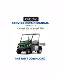 Club Car Carryall 500 700 Service Manual PDF service repair manual cover