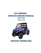 Linhai T-Boss 750 Service Manual 2019-2023 UTV Repair PDF service repair manual cover
