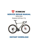 Trek Madone SLR Gen 7 SL Service Manual PDF service repair manual cover