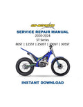 Sherco ST Series Trial Motorcycle Service Manual PDF service repair manual cover