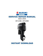 Suzuki DF115B DF140B Outboard Service Manual 2021-2025 PDF service repair manual cover