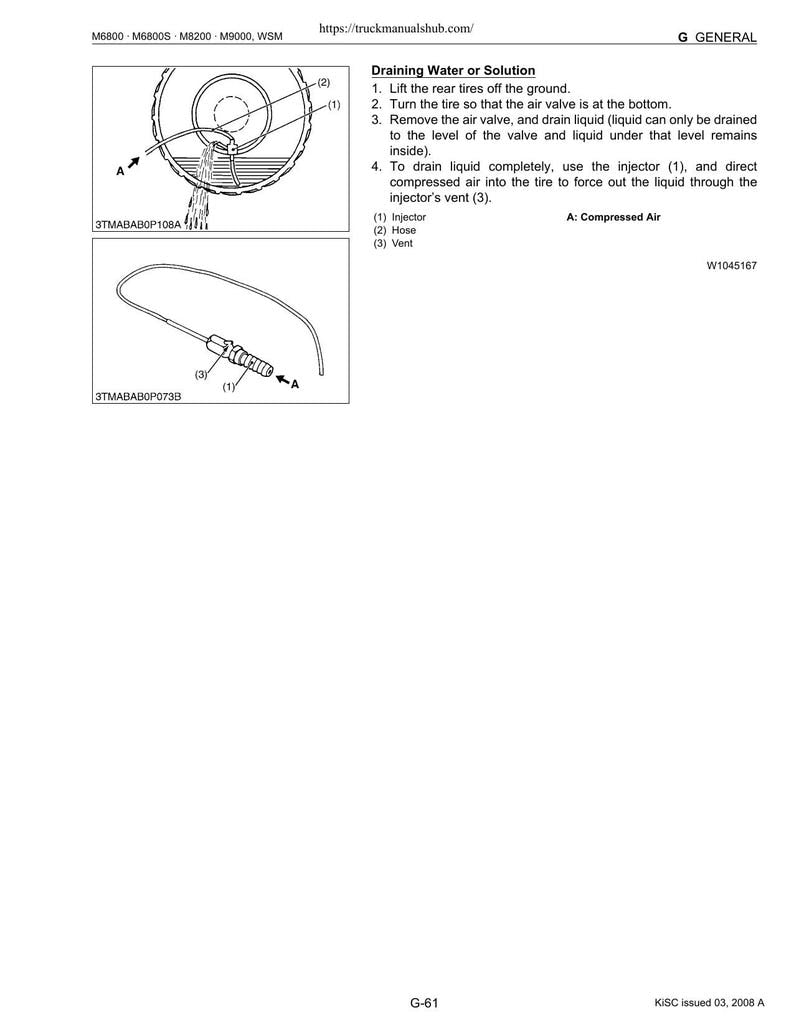 Kubota M6800 M6800S M8200 M9000 Tractor Service Manual 2001-2005 service manual preview page 4