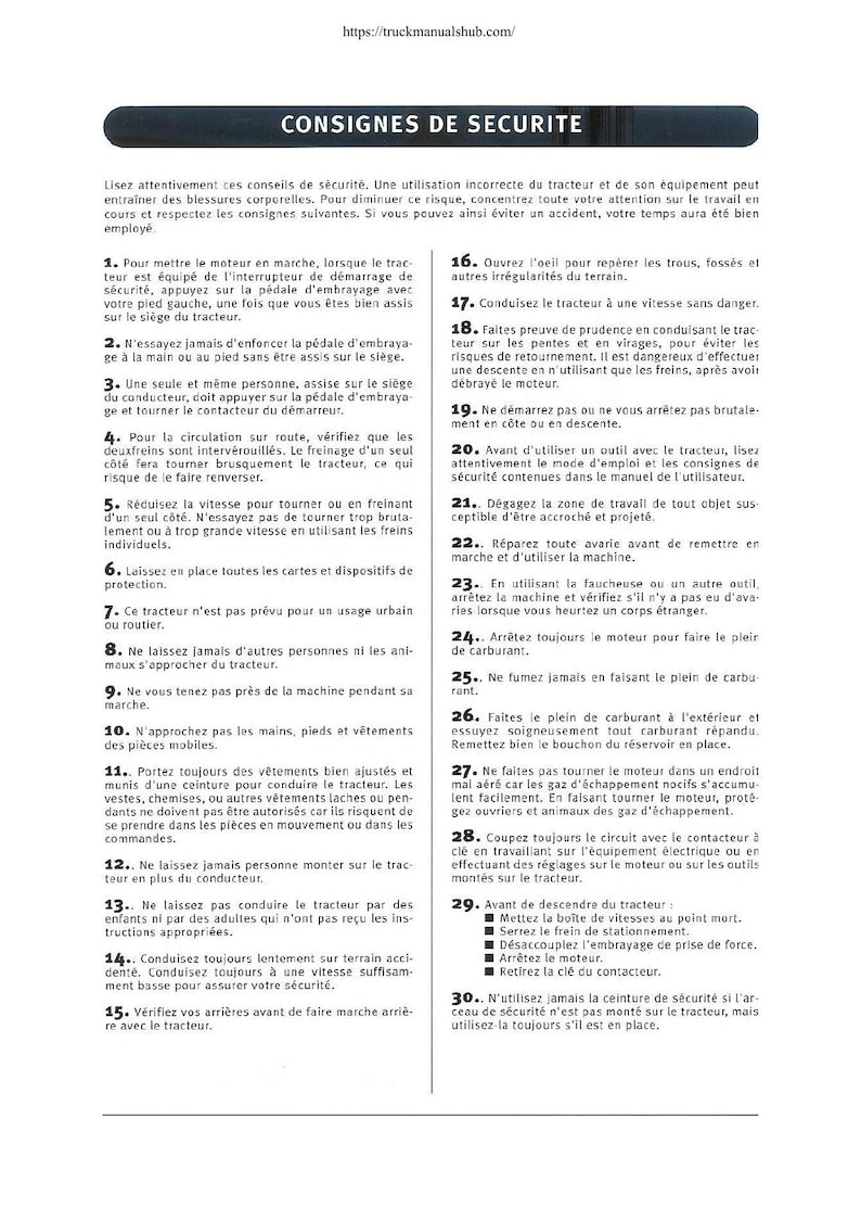 Kubota 7001B Tractor Service Manual 1980-1984 Repair service manual preview page 11