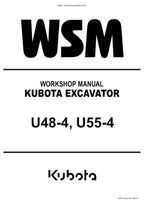 Kubota U48-4 U55-4 Excavator Service Manual service manual preview page 2