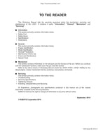 Kubota L2501 Tractor Service Manual service manual preview page 3