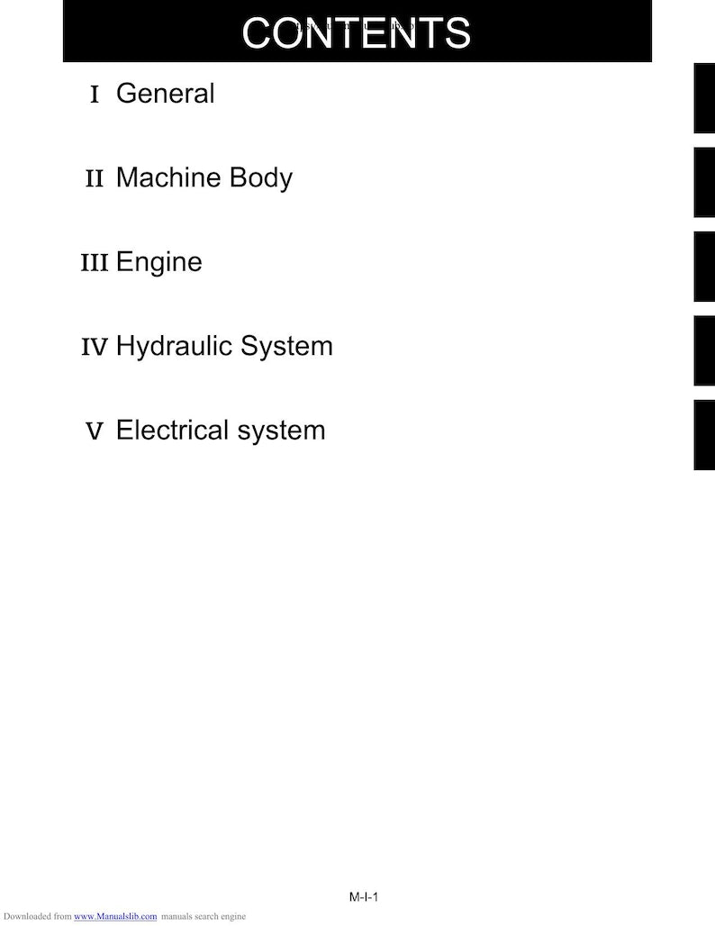 Kubota KX61-3 KX71-3 Excavator Service Manual service manual preview page 3
