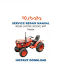 Kubota B1550 B1750 B2150 HST Tractor Service Manual PDF service repair manual cover