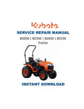 Kubota B2050 B2350 B2650 B3150 Service Manual PDF service repair manual cover