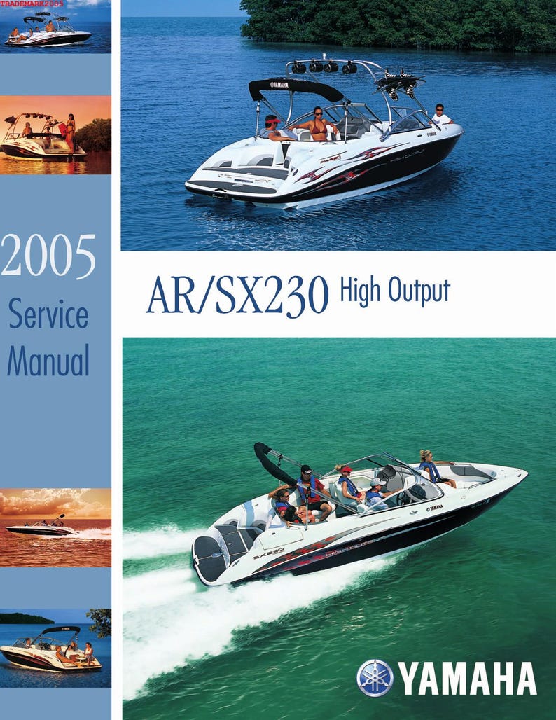 Yamaha AR230 SX230 High Output Service Manual 2005-2009 Jet Boat service manual preview page 2