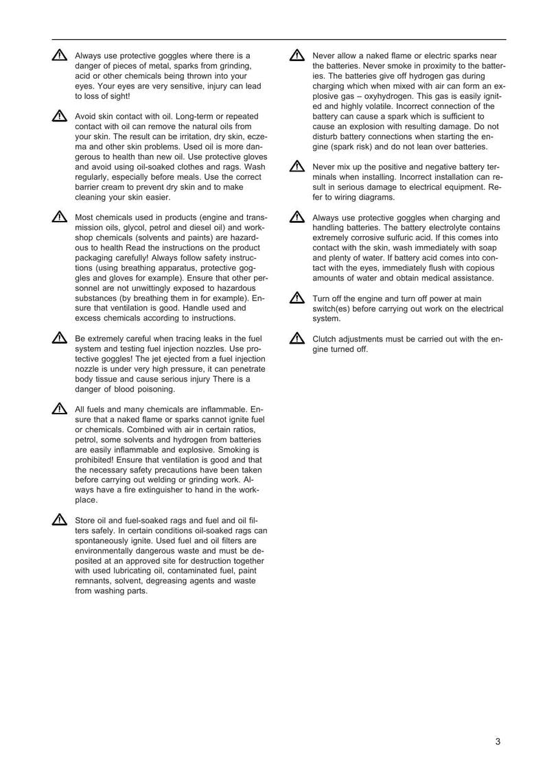 Volvo Penta AQ205 430 431 432 434 Service Manual service manual preview page 7
