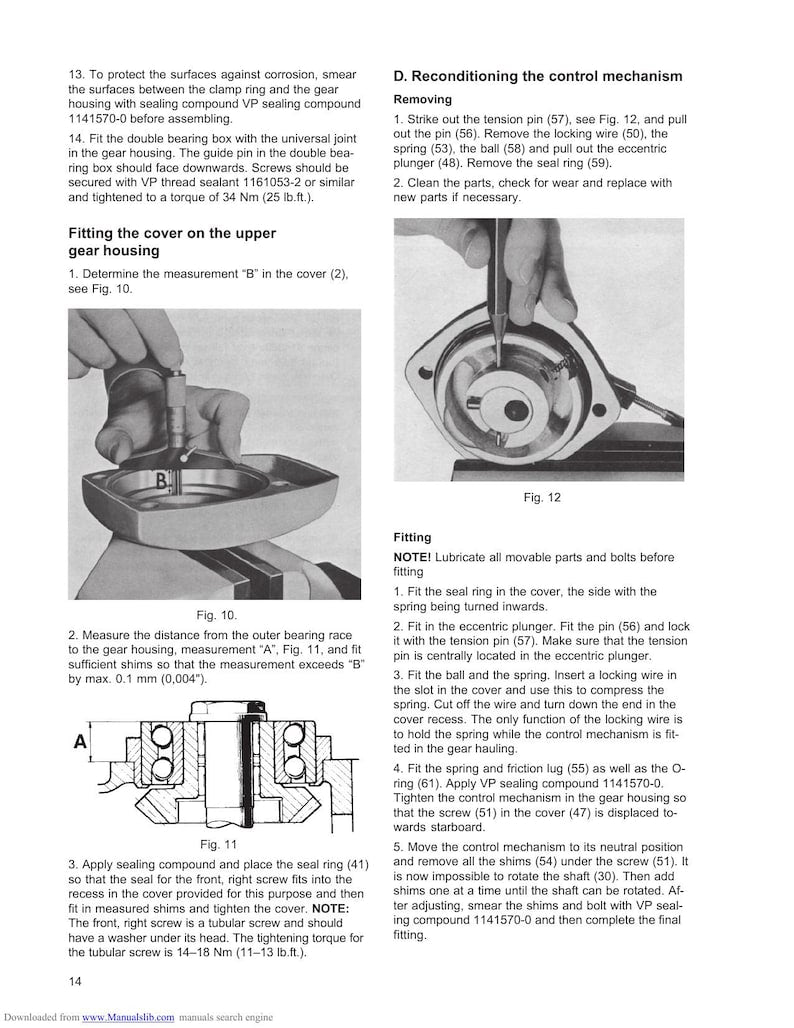 Volvo Penta Aquamatic 250 Drive Service Manual service manual preview page 3