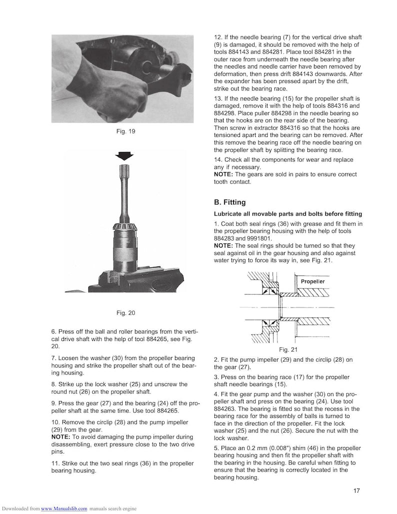 Volvo Penta Aquamatic 250 Drive Service Manual service manual preview page 4