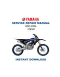 Yamaha YZ450F YZ450FP Service Manual PDF service repair manual cover