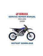 Yamaha YZ450F YZ450FP Service Manual PDF service repair manual cover