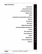 Triumph Tiger 800 800XC Service Manual 2011-2015 Motorcycle service manual preview page 3