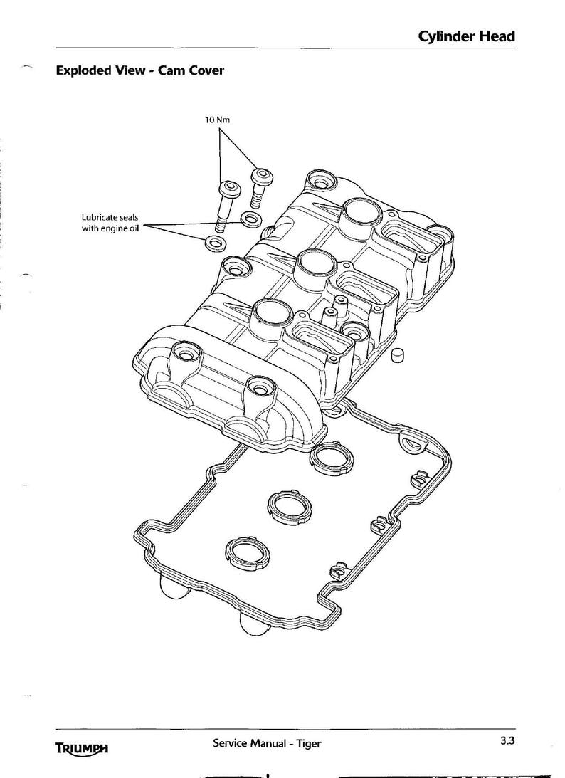 Triumph Tiger 1050 Service Manual service manual preview page 7