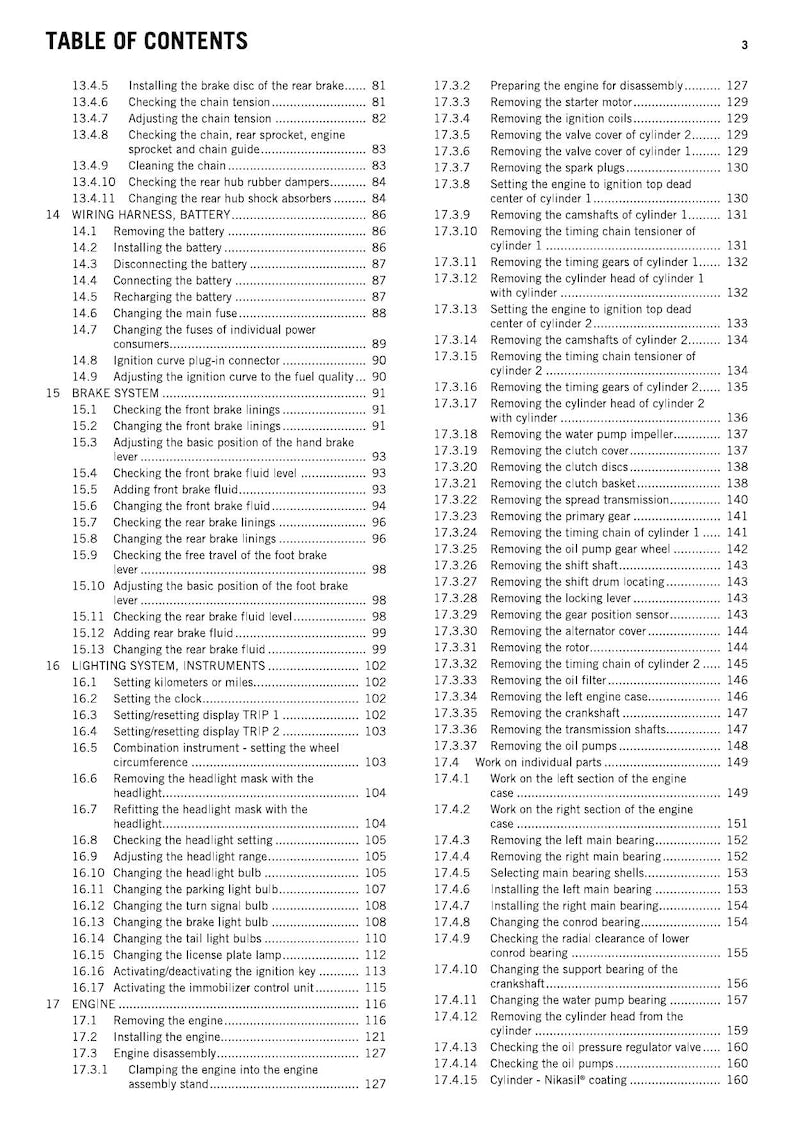 KTM 990 Supermoto R Service Manual service manual preview page 8