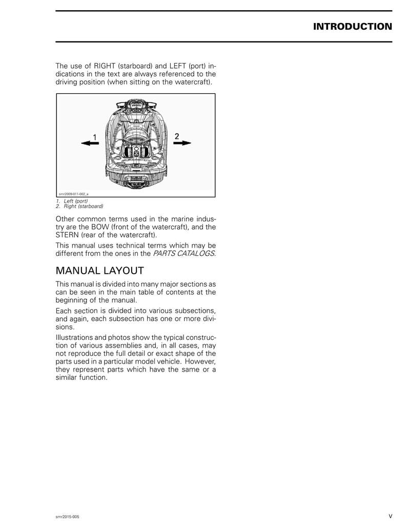 Sea-Doo 4-Tec GTI GTX RXT rxp wake Service Manual 2015-2019 pwc service manual preview page 4