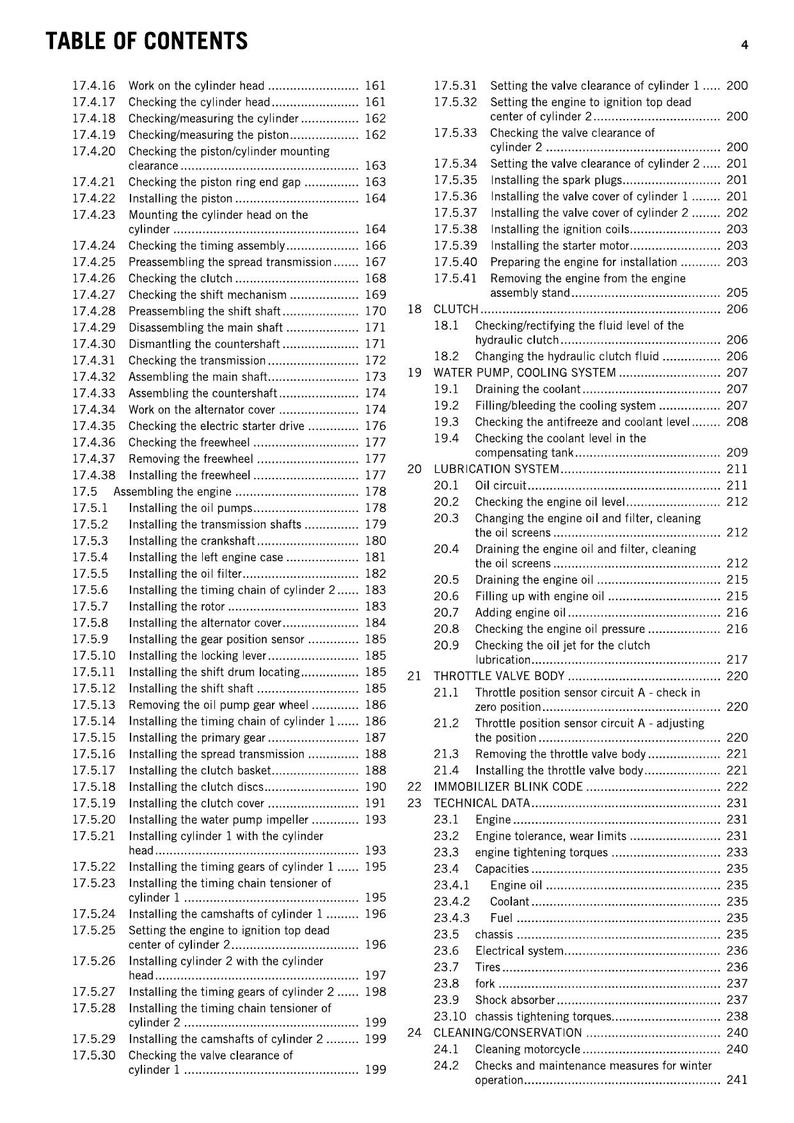 KTM 990 Supermoto R Service Manual service manual preview page 9