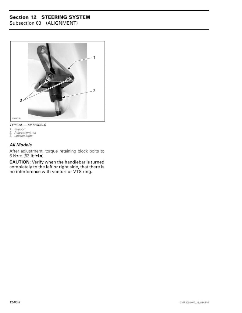 Sea-Doo GTI GTX RX xp lrv di Service Manual 2002-2006 pwc service manual preview page 7