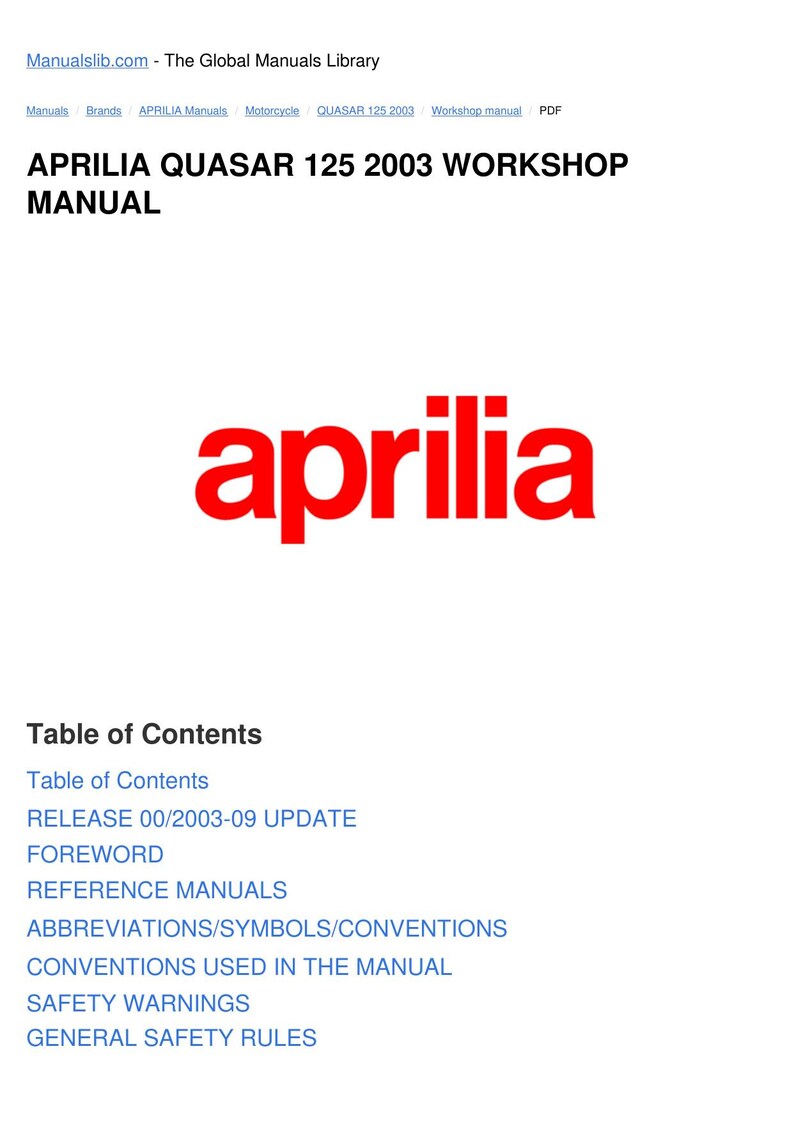 Aprilia Quasar 125 180 Service Manual service manual preview page 2