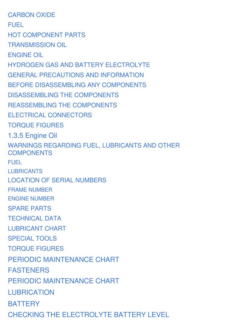 Aprilia Quasar 125 180 Service Manual service manual preview page 7