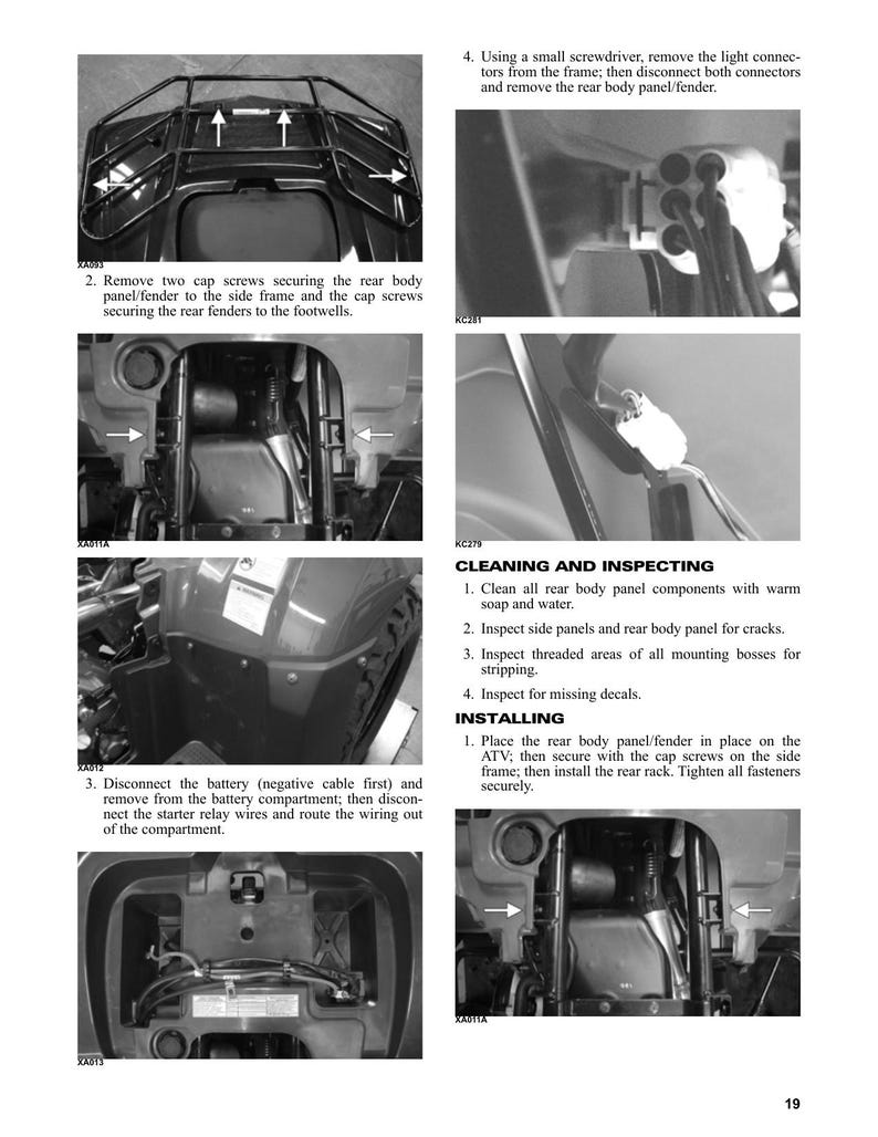 Arctic Cat Alterra 450 Service Manual service manual preview page 8