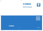 Yamaha MZ360 MX360 MZ400 Engine Service Manual 2019-2023 service manual preview page 2