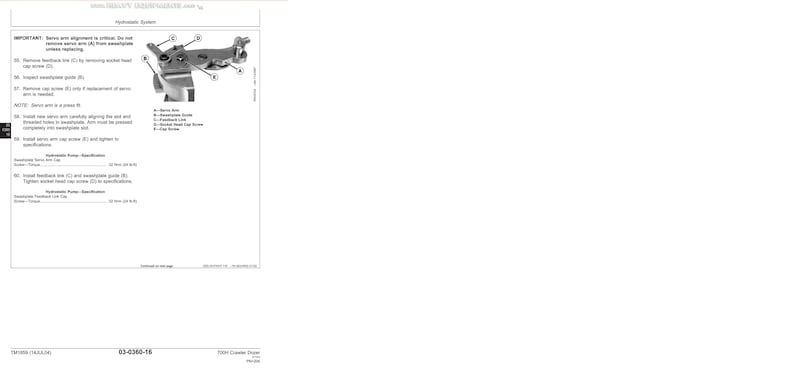 John Deere 700H Crawler Dozer Service Manual service manual preview page 10