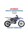 Yamaha YZ250FX Service Manual 2019-2023 Dirt Bike Motorcycle PDF service repair manual cover