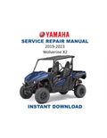 Yamaha Wolverine X2 Service Manual PDF service repair manual cover