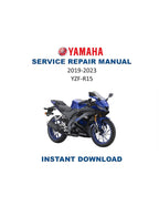 Yamaha YZF-R15 Service Manual PDF service repair manual cover