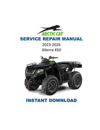 Arctic Cat Alterra 450 Service Manual PDF service repair manual cover
