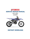 Yamaha YZ250FX Service Manual PDF service repair manual cover