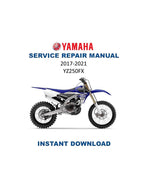 Yamaha YZ250FX Service Manual PDF service repair manual cover