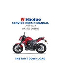 Haojue DR160 DR160S Service Manual 2019-2023 Motorcycle PDF service repair manual cover