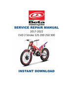 Beta EVO 2 Stroke 125 200 250 300 Service Manual PDF service repair manual cover